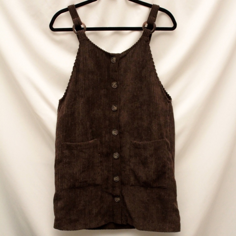 Velvet Overall Dress